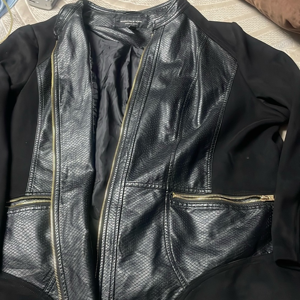 Back Marc New York 3x leather jacket